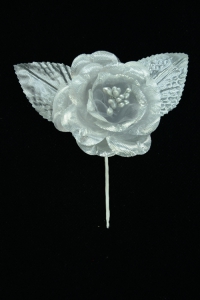 Silver Open Rose  (Lot of 12) SALE ITEM